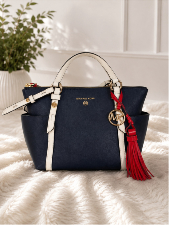 Michael Kors Handbags - Michael Kors Satchel Bag Red, White, & Blue